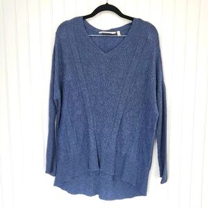 SOFT SURROUNDINGS Wool Blend Hi-Lo Hem Sweater Small